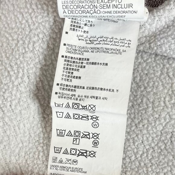 Under Armour Hoodie Sweatshirt Womens Small Burgundy Loose Fit Cold Gear - Picture 8 of 8